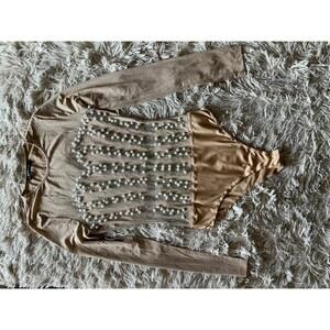 Banjul Pearl and Rhinestone Bodysuit